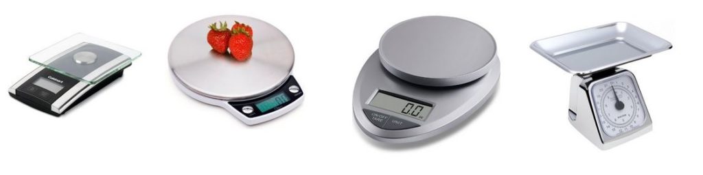 best food scales for meal prep - four silver color food scales