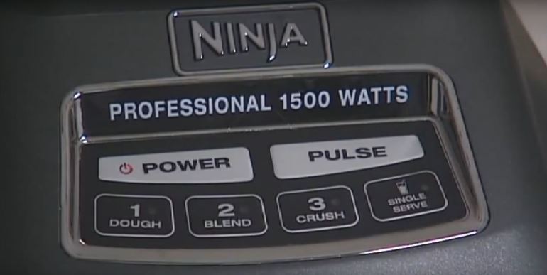 ninja bl770 control panel