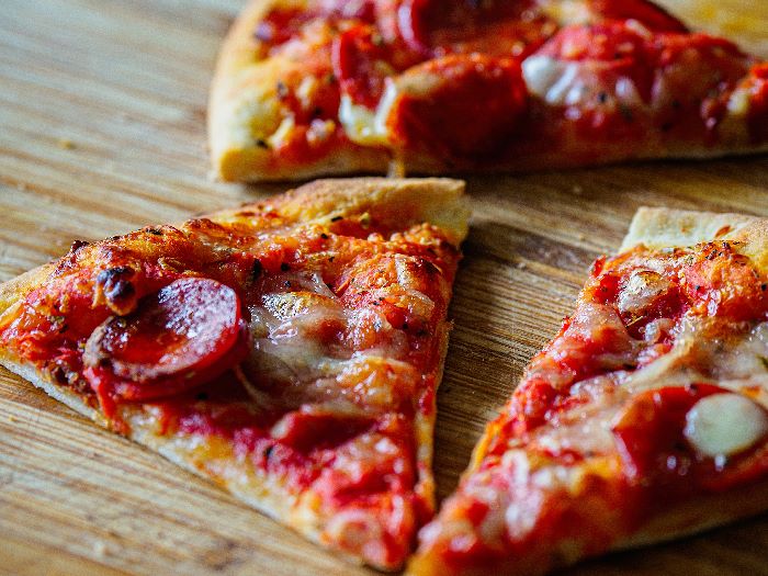 leftover Pizza slices for reheating In Toaster Oven